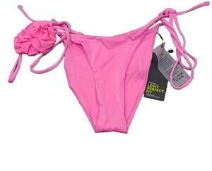 NEW One One Legit Perfect Fit Pink Shiny Bottoms W/ Matching Scrunchie Size S